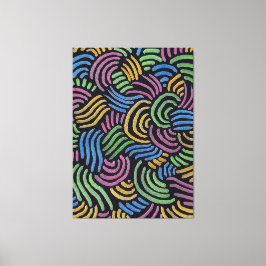 Lienzo arcos abstractos coloridos