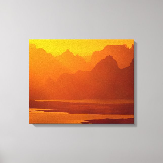 Lienzo Área Recreativa Nacional del Cañón Glen (Anverso)