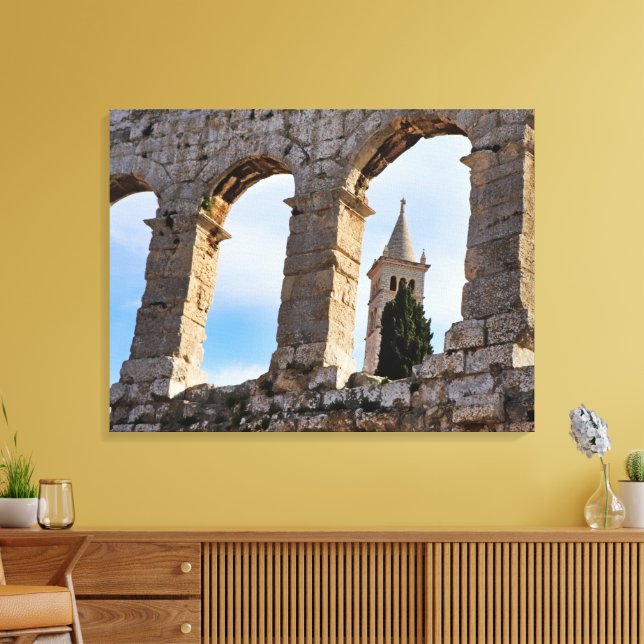 Lienzo Arena de Pula Croacia (Insitu (Sala de estar))