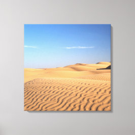 Lienzo Arena desértica fluida y suave.