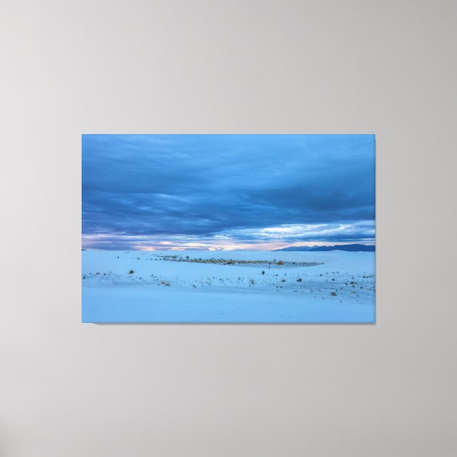 Lienzo Arenas blancas al amanecer temprano (Anverso)
