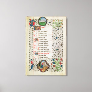 Lienzo Aries y un hombre talando árboles