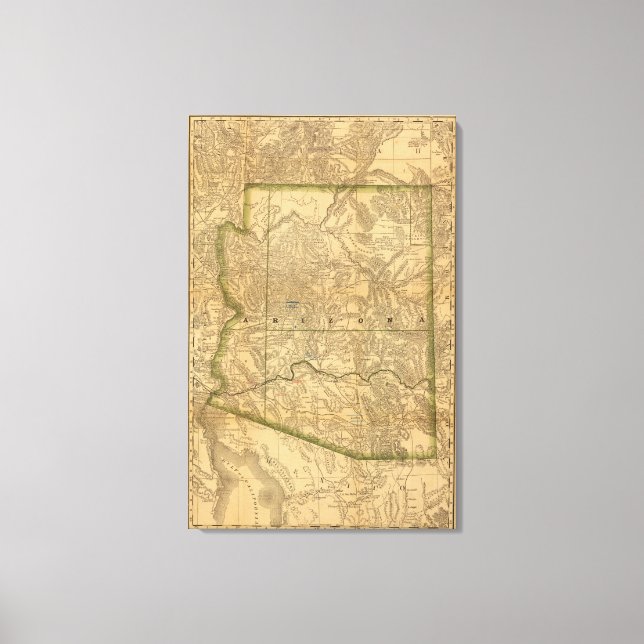 Lienzo Arizona de Rand McNally (Anverso)
