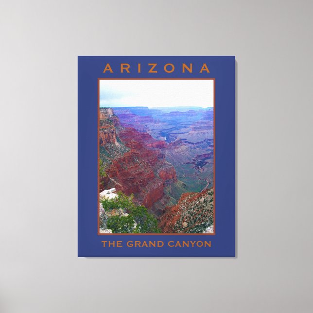 Lienzo Arizona, Gran Cañón, Canvas de la Cuenca Sur (Anverso)