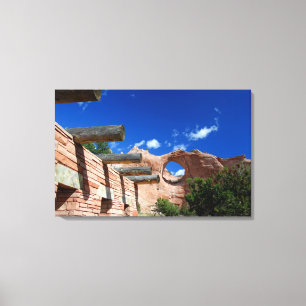 Lienzo Arizona, Window Rock. Capital de los navajos