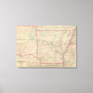 Lienzo Arkansas y parte del territorio indio