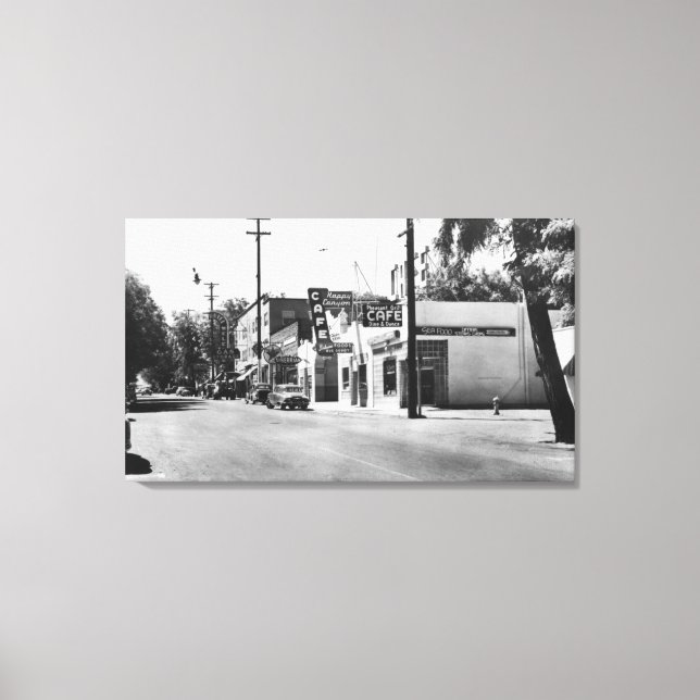 Lienzo Arlington, Oregon Main Street View Photography (Anverso)