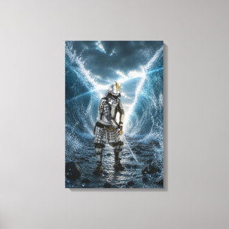 Lienzo Armadura de samurái Oda Nobunaga Agua 16x24