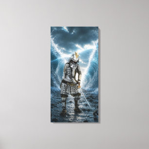 Lienzo Armadura de samurái Oda Nobunaga Agua 16x32