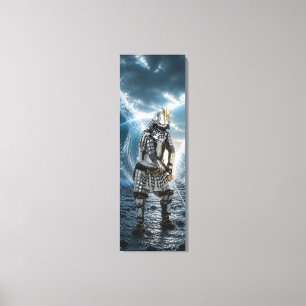 Lienzo Armadura de samurái Oda Nobunaga Agua 16x48
