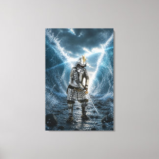 Lienzo Armadura de samurái Oda Nobunaga Agua 24x36