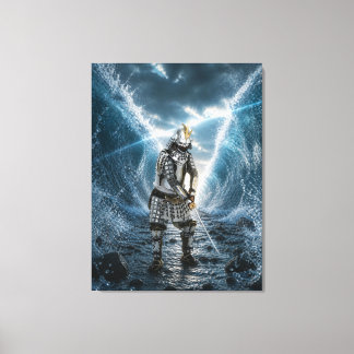 Lienzo Armadura de samurái Oda Nobunaga Agua 30x40