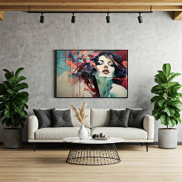 Lienzo Armonía Geométrica