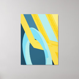 Lienzo Armonía Geométrica Abstracta Contemporánea