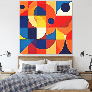 Lienzo Armonía Geométrica: Diseño Artístico