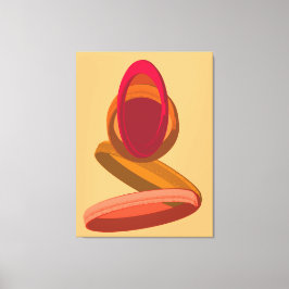 Lienzo Armonía y Calma de Anillo Abstracto Moderno