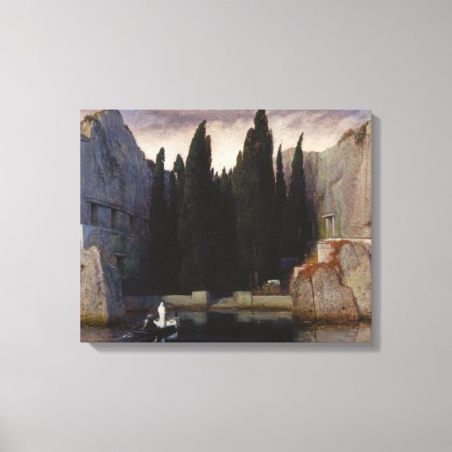 Lienzo Arnold Böcklin - La isla de los muertos (Anverso)