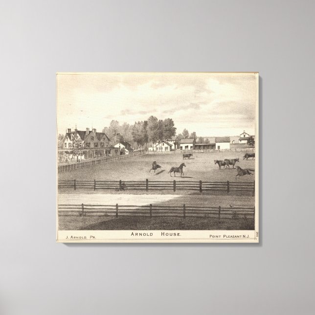 Lienzo Arnold House, Point Pleasant, NJ (Anverso)