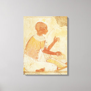 Lienzo Arpista ciego que canta, de la tumba de Nakht