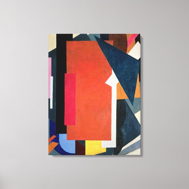 Lienzo Arquitectura atractiva, 1916-17 (Anverso)