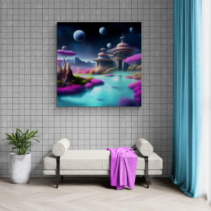 Lienzo Arquitectura cósmica