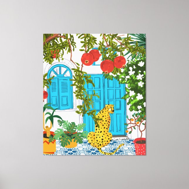 Lienzo Arquitectura de Chetah Villa (Anverso)