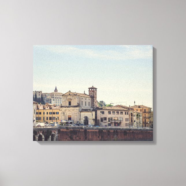 Lienzo Arquitectura de Verona, Italia (Anverso)