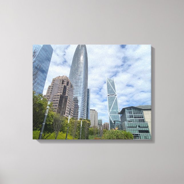 Lienzo Arquitectura en la nube de San Francisco (Anverso)