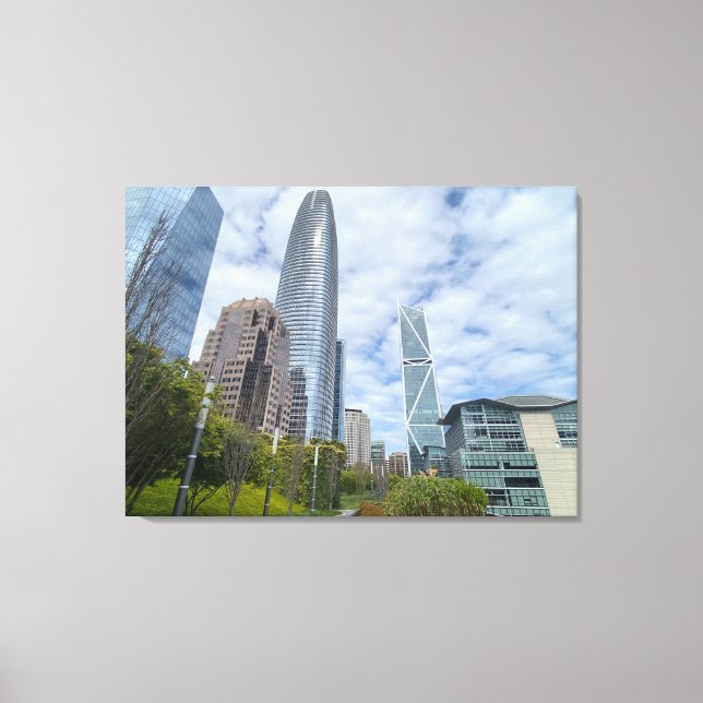 Lienzo Arquitectura en la nube de San Francisco (Anverso)