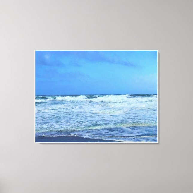 Lienzo Arrecife de Nelscott, Lincoln City, Oregón (Anverso)