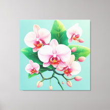 Arreglo de flores de orquídea rosa