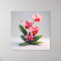 Arreglo de flores de orquídea rosa