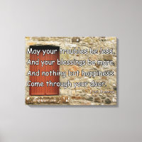 Arrendatario irlandés de Canvas Stretched por Wish