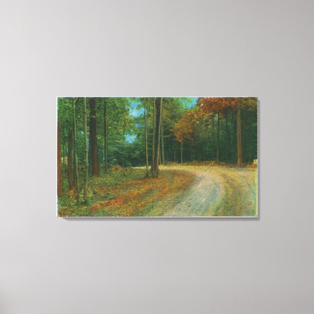 Lienzo Arriba de la avenida media del campo de batalla de (Anverso)