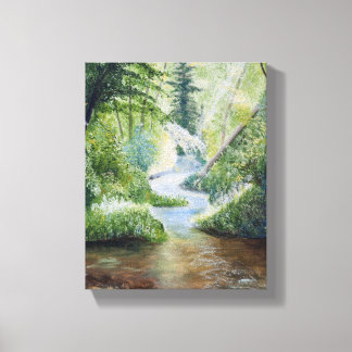 Lienzo Arriba La Pintura De Aceite De La Grieta