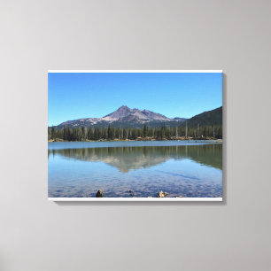 Lienzo Arriba roto en el lago Sparks, OR