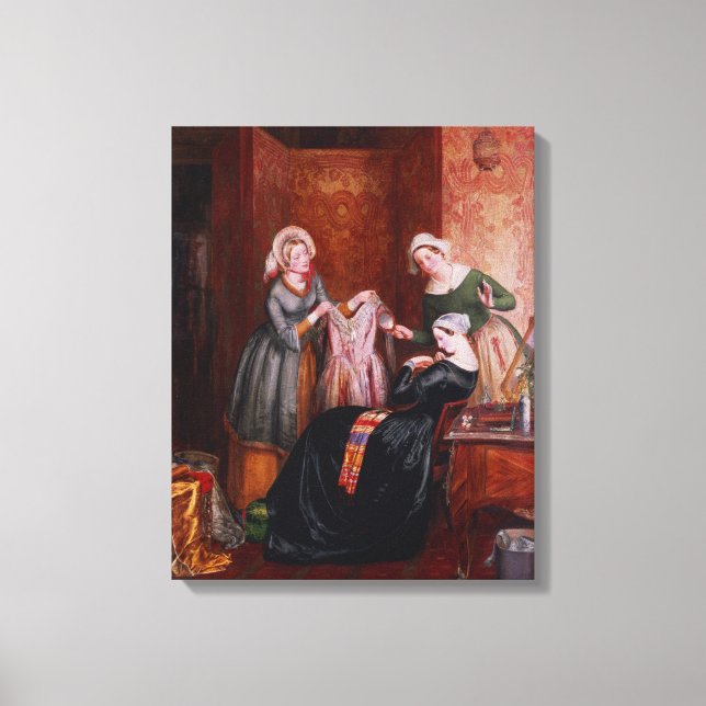 Lienzo Arrojando sus malezas (Anverso)