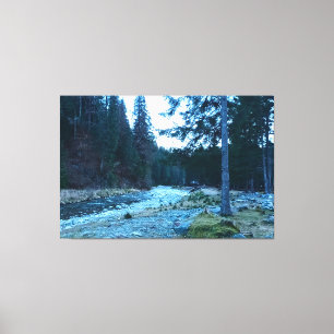 Lienzo Arroyo de Montaña Torrencial – Naturaleza Salvaje 