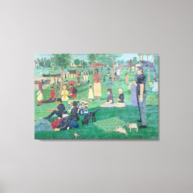 Lienzo art2Celebración: Domingo por la tarde en Dolores P (Anverso)