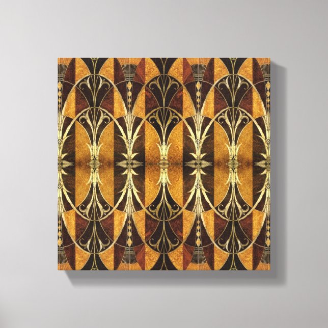 Lienzo Art Deco Burl Wood (Anverso)