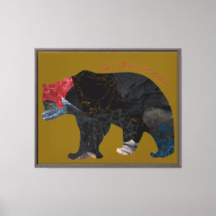 Lienzo Art It's Official Bear #033e - A MichaelsonEffect