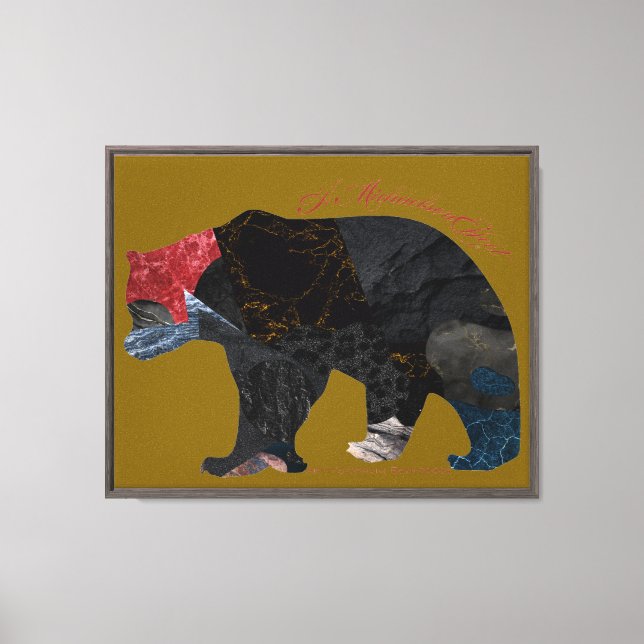Lienzo Art It's Official Bear #033e - A MichaelsonEffect (Anverso)