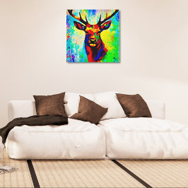 Lienzo Art Mural En Acrylique cerf majestueux - Proud sta