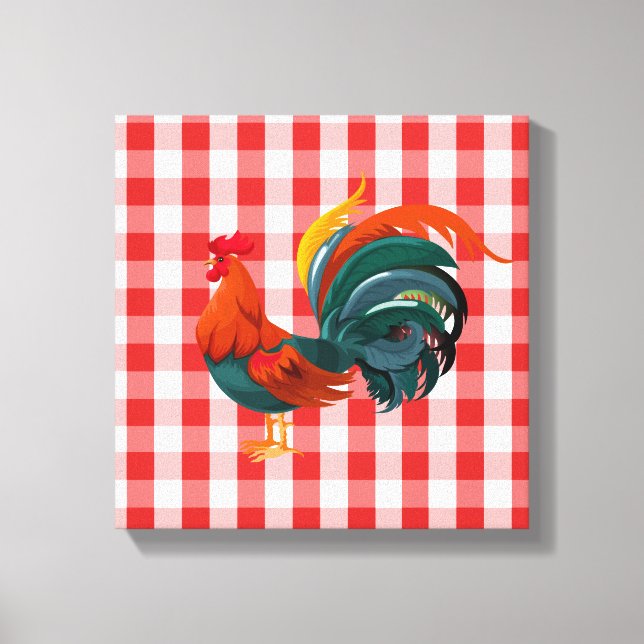 Lienzo Art-Rooster de lona (Anverso)