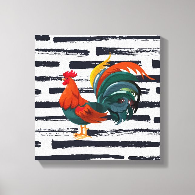Lienzo Art-Rooster de lona (Anverso)