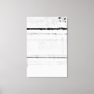 Lienzo "Arte abstracto blanco y negro de la edad de