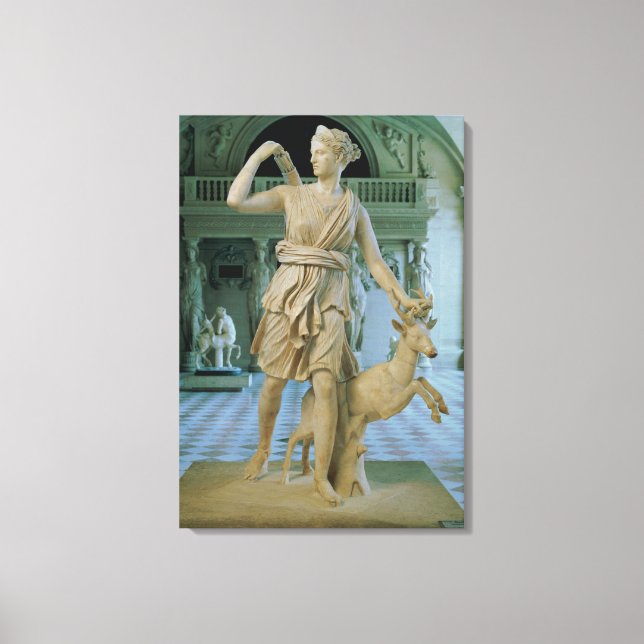Lienzo Artemis la Cacería (Anverso)