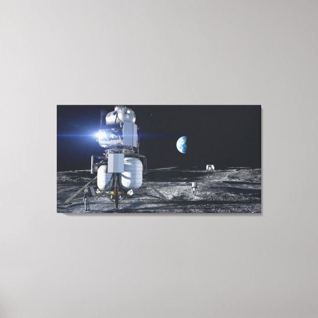 Lienzo Artemis Mondmission der Nasa (Anverso)