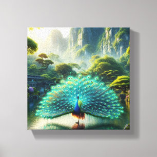 Lienzo Artes de Peacock