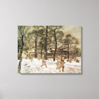 Arthur Rackham | Invierno en Kensington Gardens de